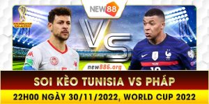 Soi kèo Tunisia vs Pháp tại New88